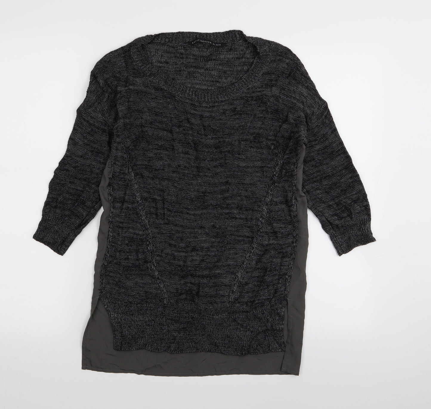 Betty Jackson Black Womens Black   Pullover Jumper Size 8