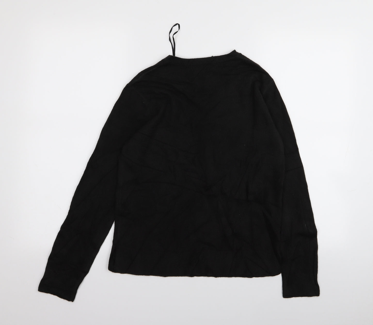 M&S Womens Black   Pullover Jumper Size 10