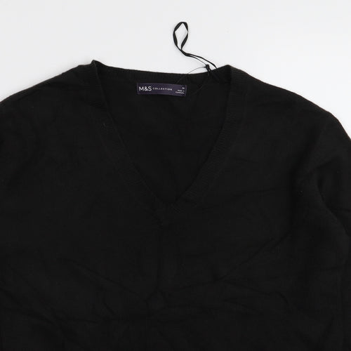 M&S Womens Black   Pullover Jumper Size 10