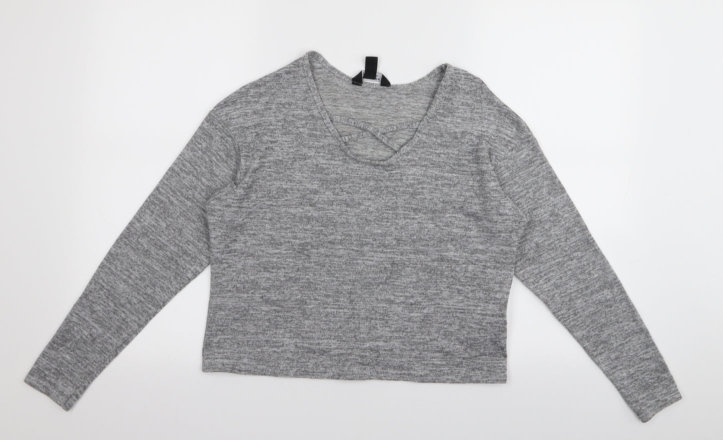 New Look Girls Grey   Basic T-Shirt Size 12-13 Years