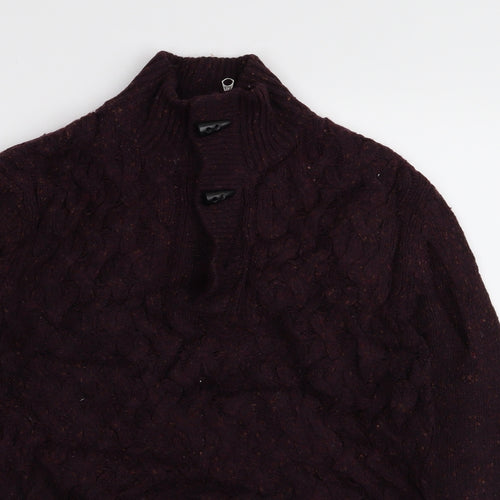 RJR.John Rocha Mens Purple   Pullover Jumper Size S