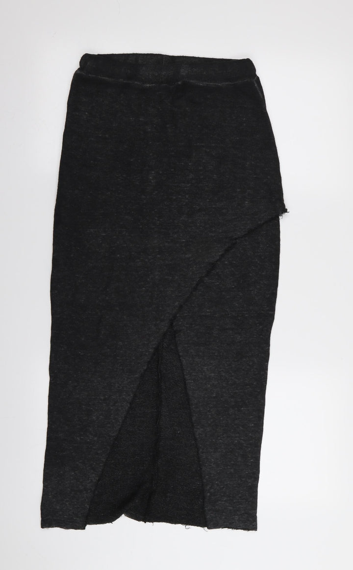 H&M Womens Grey Straight & Pencil Skirt Size XS - Stretch waistband