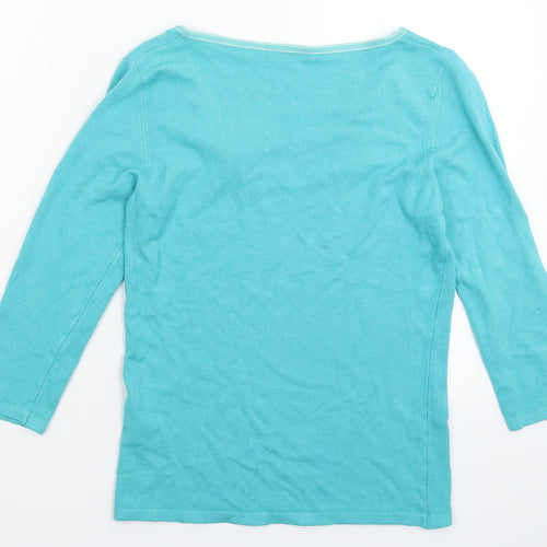 Per Una Womens Green  Knit Pullover Jumper Size 10