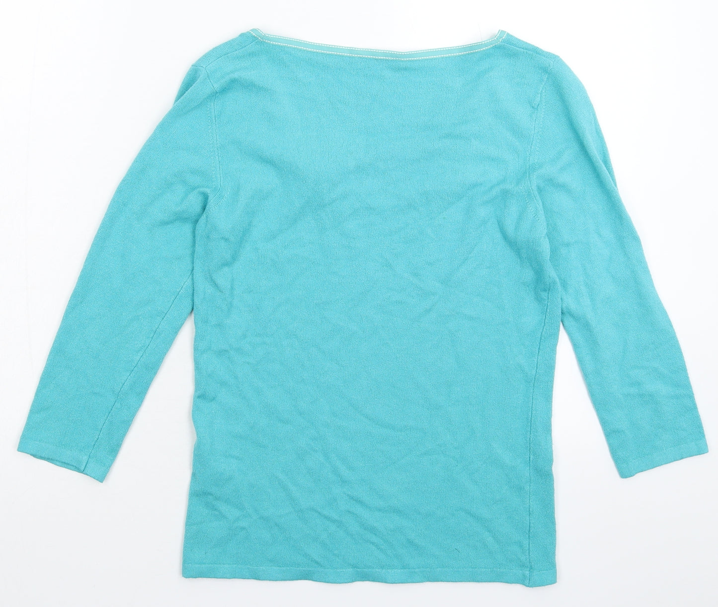 Per Una Womens Green  Knit Pullover Jumper Size 10