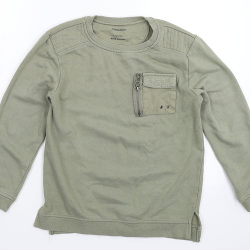 Primark Girls Green   Pullover Sweatshirt Size 11-12 Years