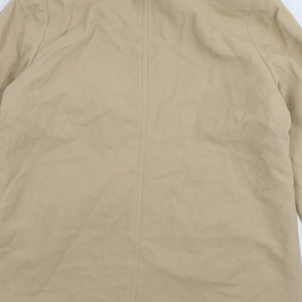Marks and Spencer Womens Beige   Overcoat Coat Size 18