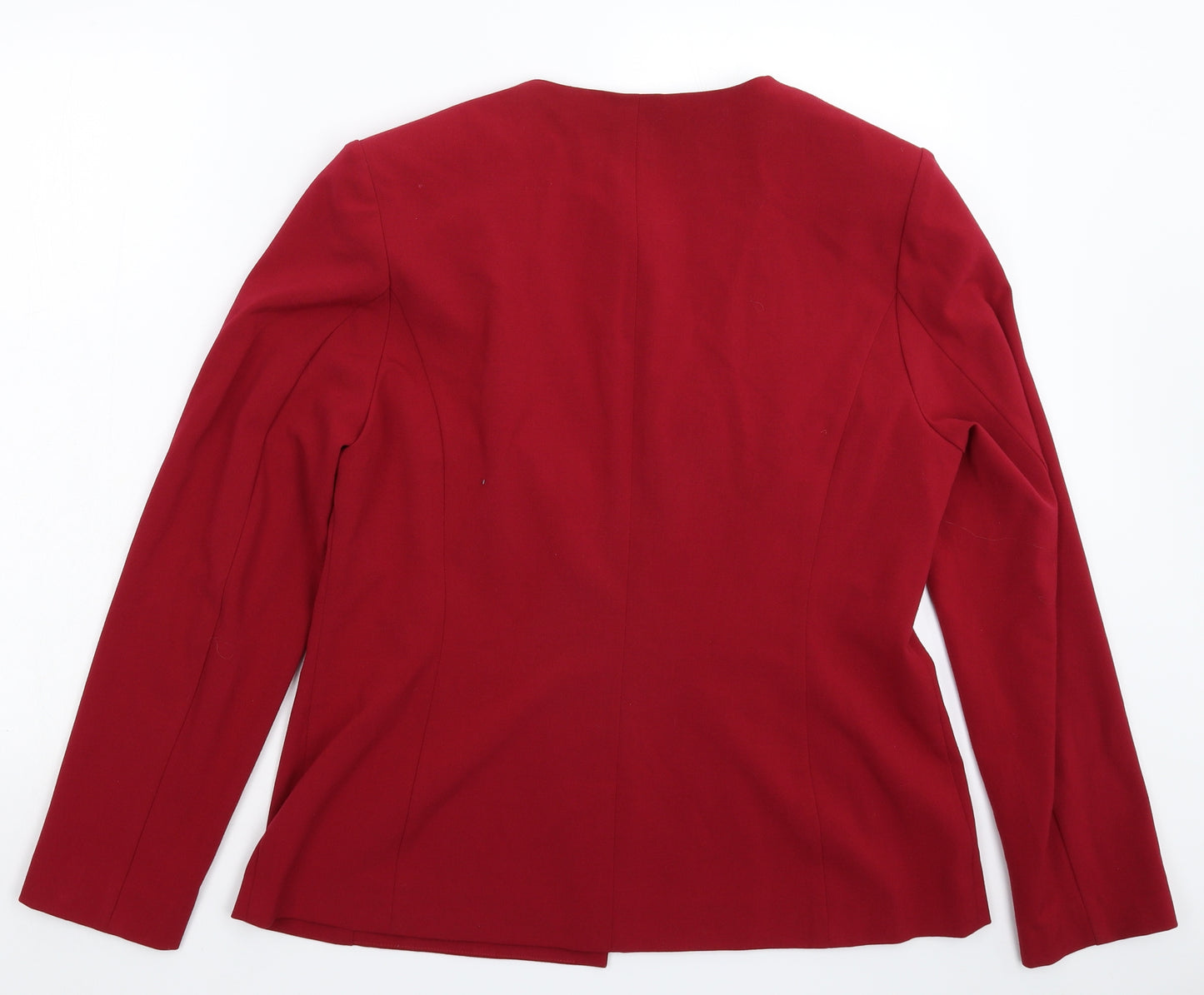 Marks and Spencer Womens Red   Jacket Suit Jacket Size 16