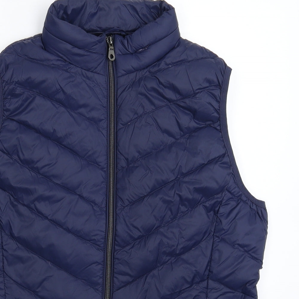 Marks and Spencer Womens Blue   Gilet Jacket Size 12