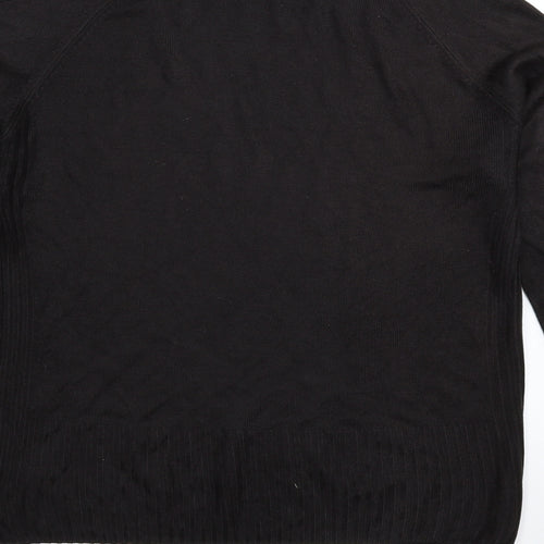 Per Una Womens Grey  Knit Pullover Jumper Size 10