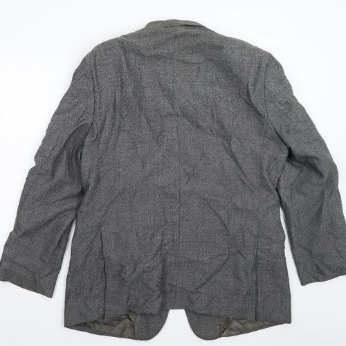 Preworn Mens Grey   Jacket Suit Jacket Size 44