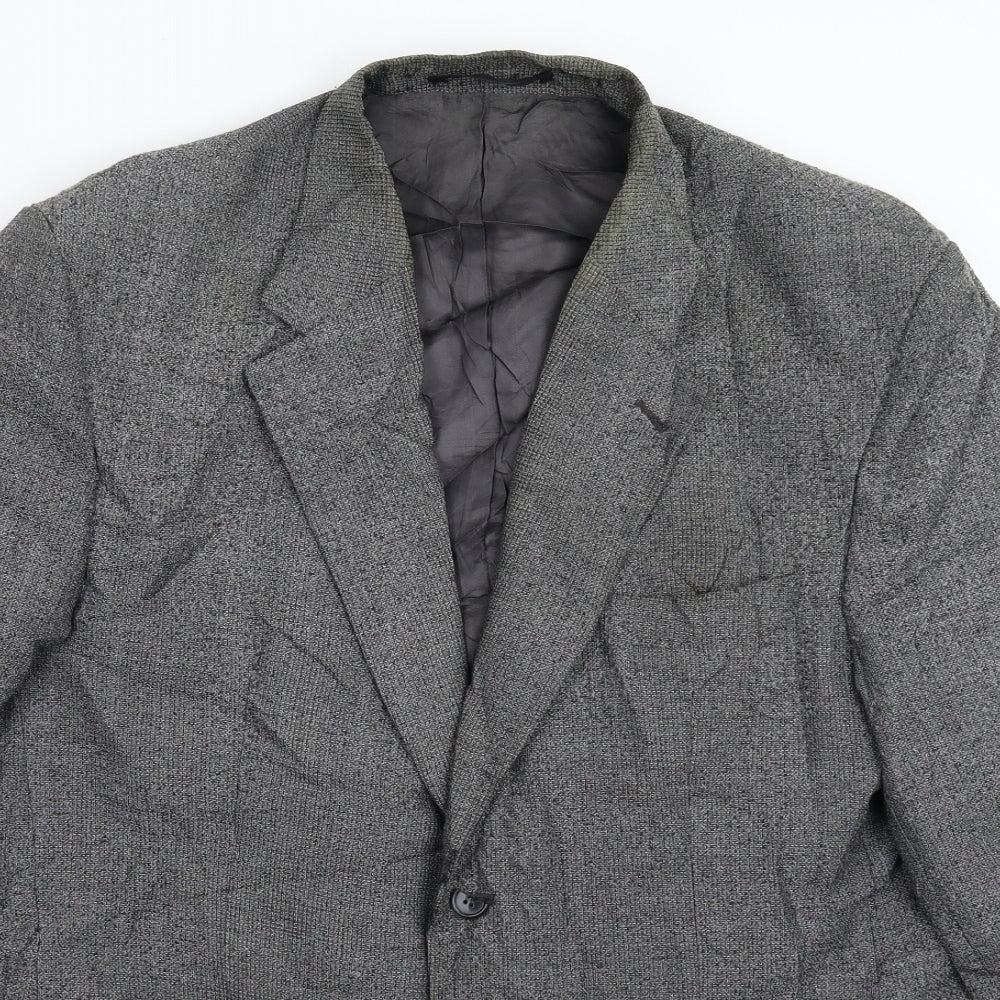 Preworn Mens Grey   Jacket Suit Jacket Size 44