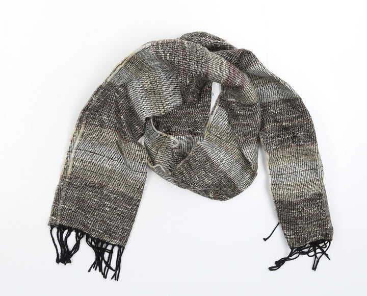 Preworn Womens Multicoloured Striped Knit  Scarf