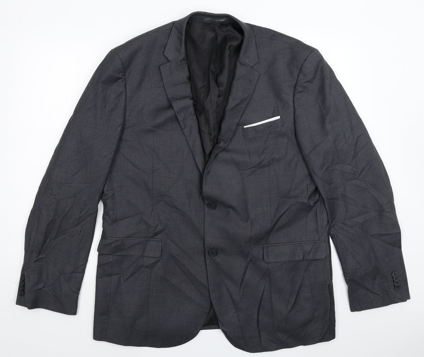 Cedar Wood State Mens Grey   Jacket Suit Jacket Size 46