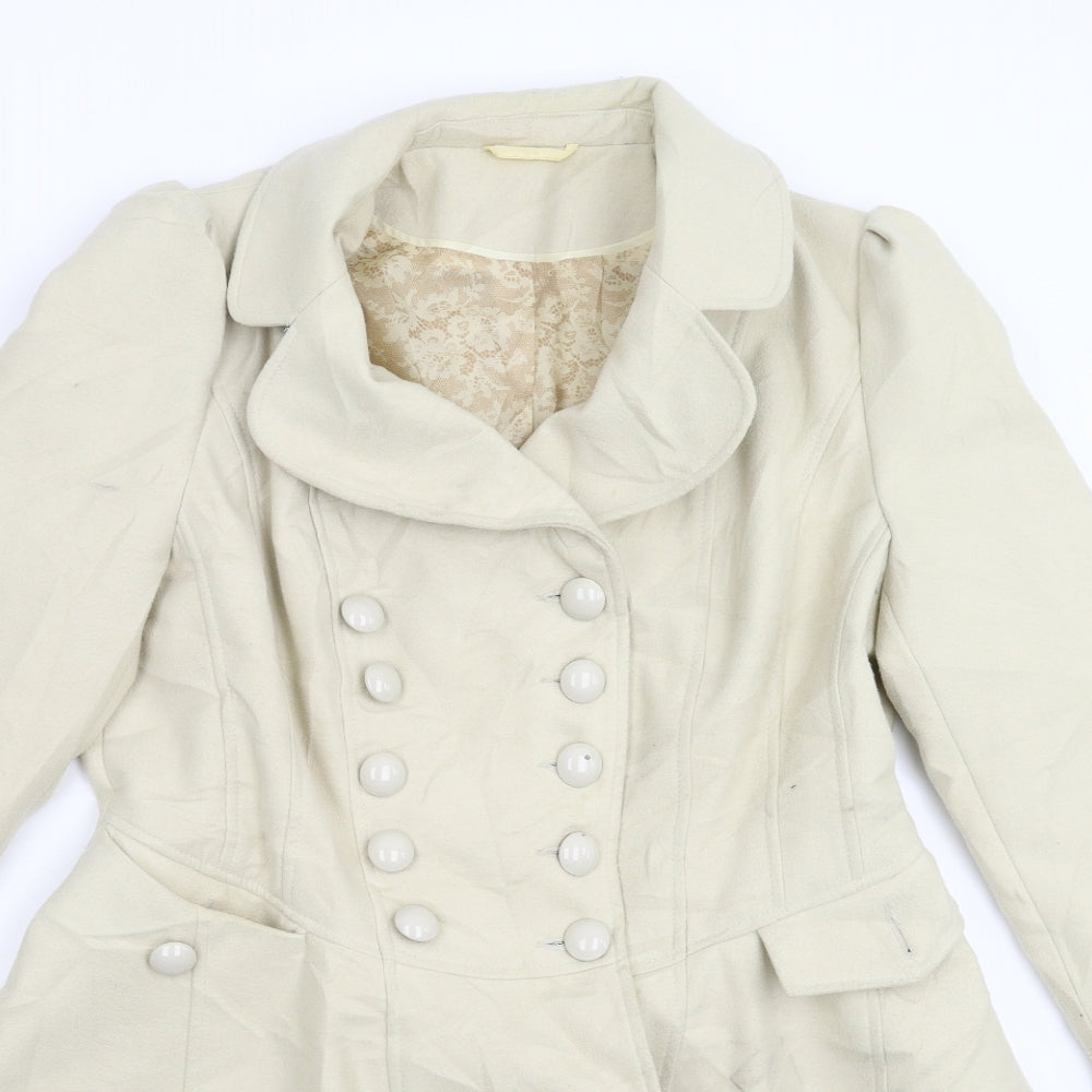 F&F Womens Beige   Pea Coat Coat Size 18