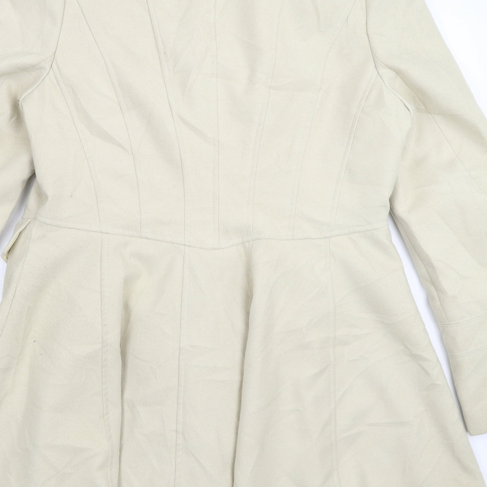 F&F Womens Beige   Pea Coat Coat Size 18