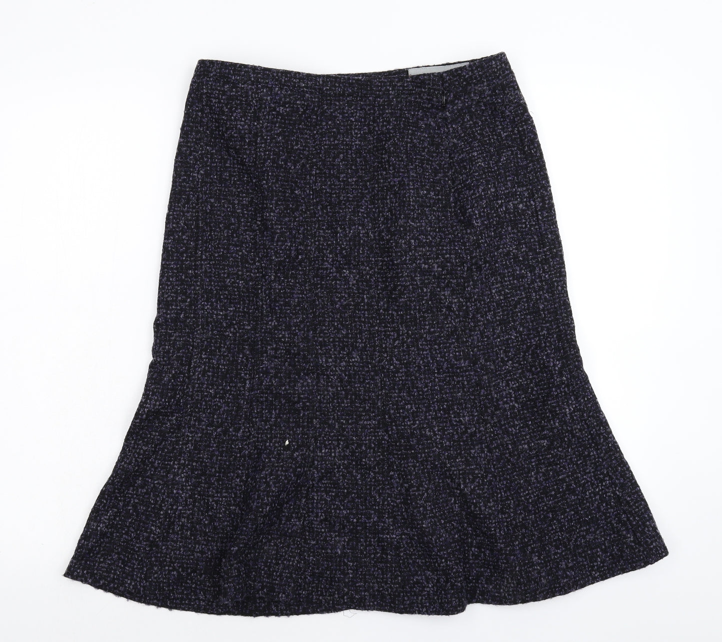 NEXT Womens Purple  Knit Flare Skirt Size 10