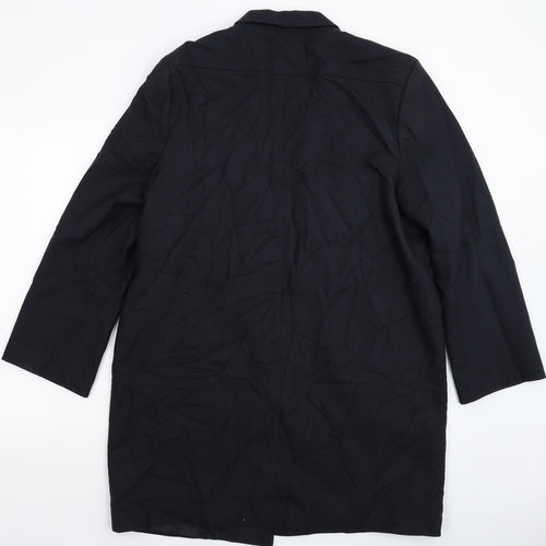 Preworn Womens Blue   Overcoat Coat Size 20