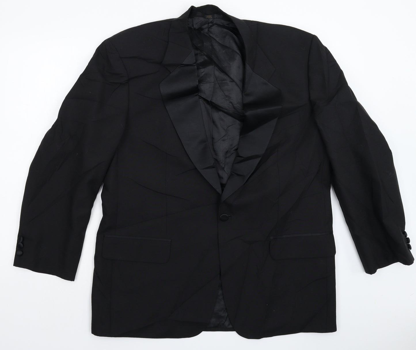 HR Mens Black   Jacket Suit Jacket Size 42