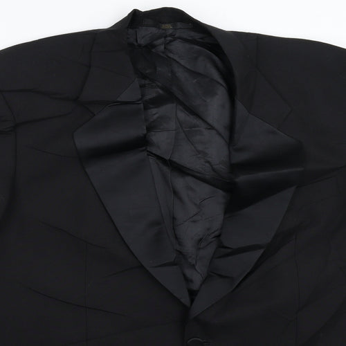 HR Mens Black   Jacket Suit Jacket Size 42