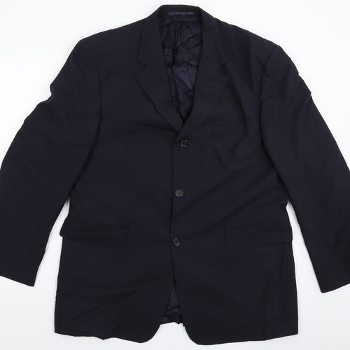 You Mens Blue   Jacket Suit Jacket Size 42
