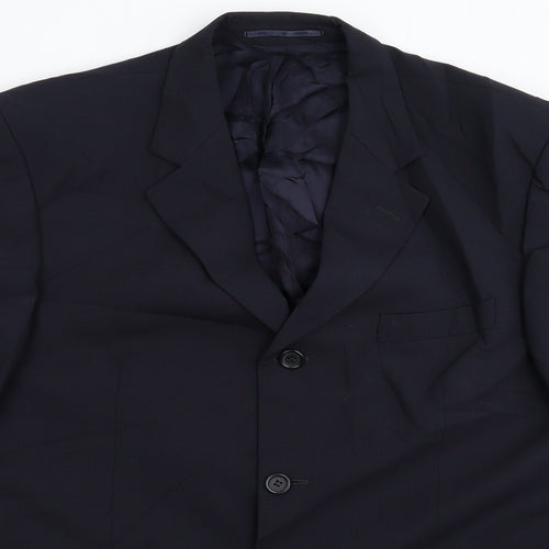 You Mens Blue   Jacket Suit Jacket Size 42
