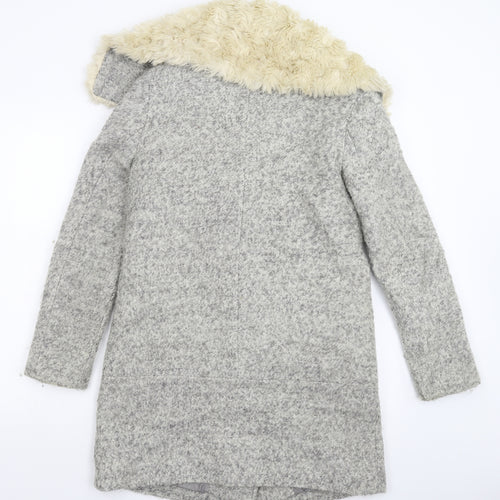 Marks and Spencer Womens Grey   Overcoat Coat Size 10