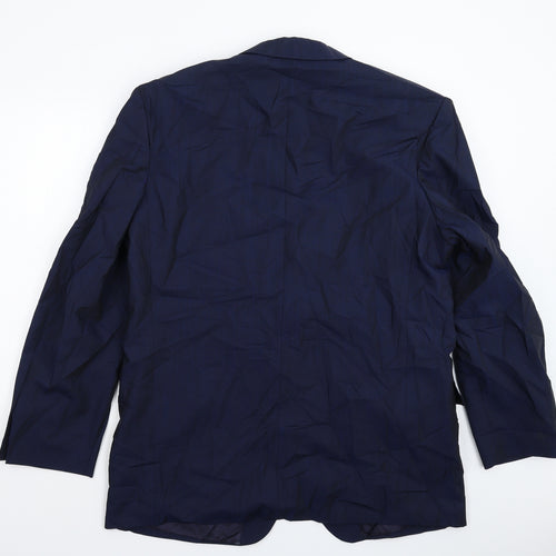Bruno Kirches Mens Blue   Jacket Suit Jacket Size 44