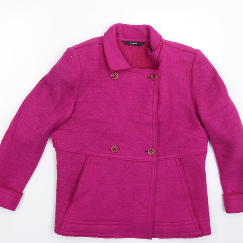 Verse Womens Pink   Jacket Blazer Size L