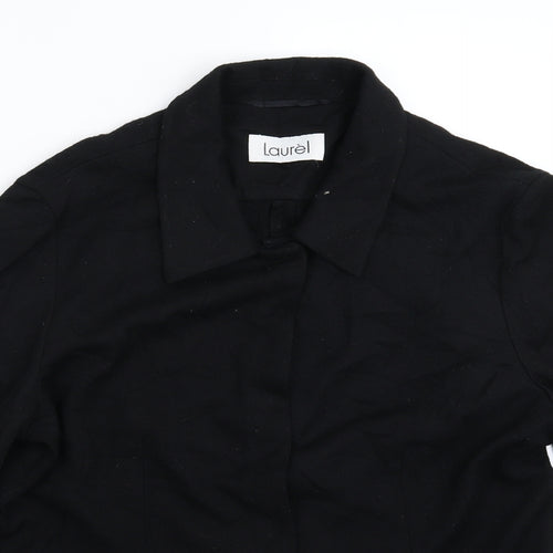 Laurel Womens Black   Jacket Blazer Size 12