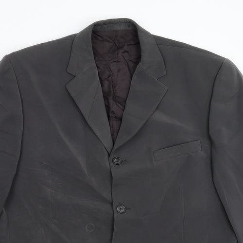 Charly's Company Mens Grey   Jacket Suit Jacket Size 44