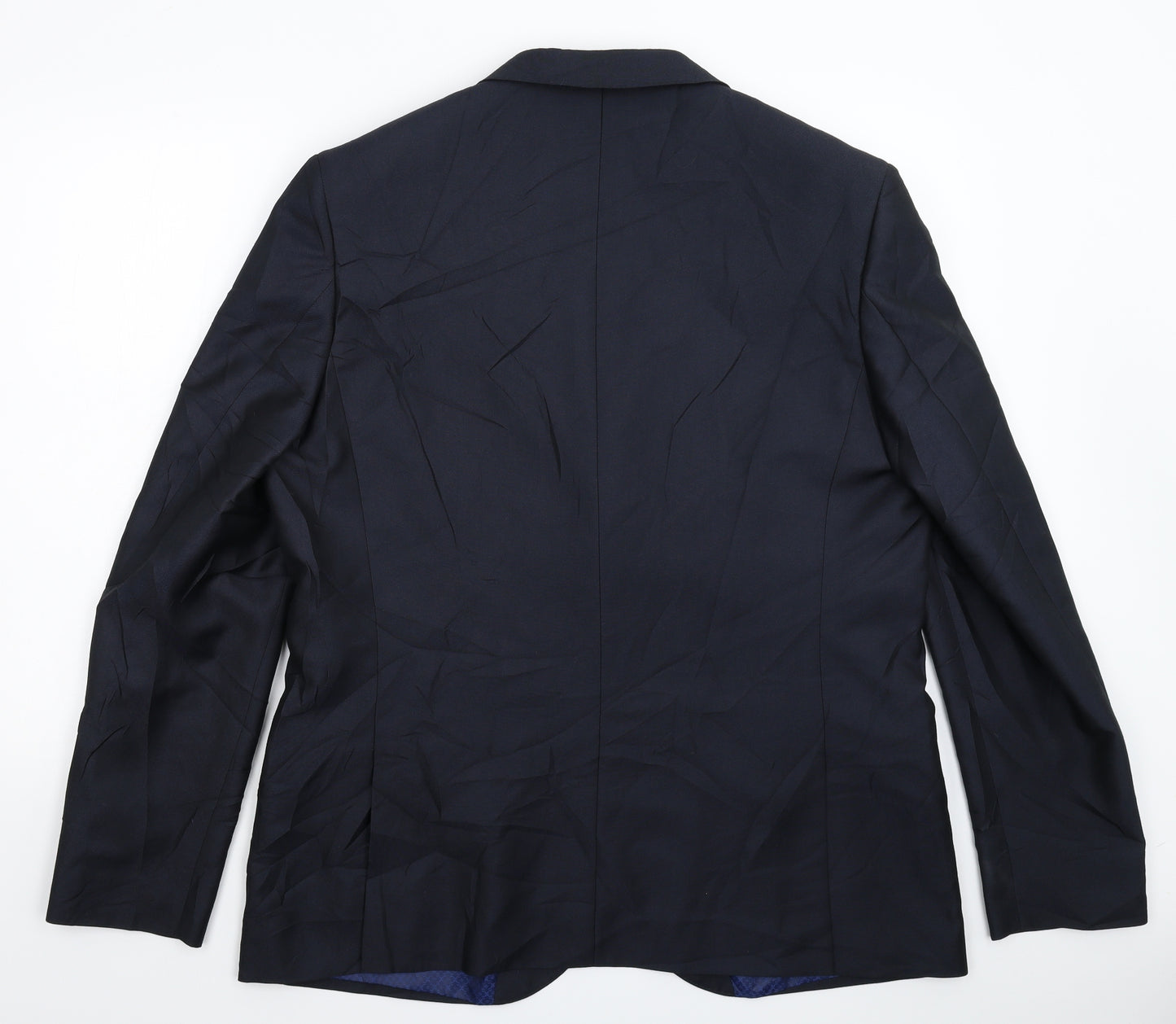 Ventuno 21 Mens Blue   Jacket Suit Jacket Size 44