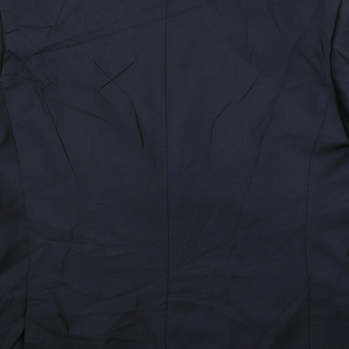 Ventuno 21 Mens Blue   Jacket Suit Jacket Size 44