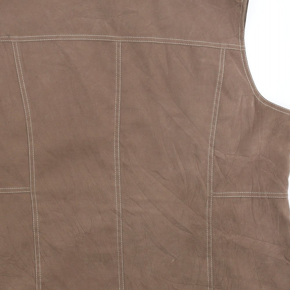 Joella Di Marco Womens Grey   Gilet Jacket Size 24