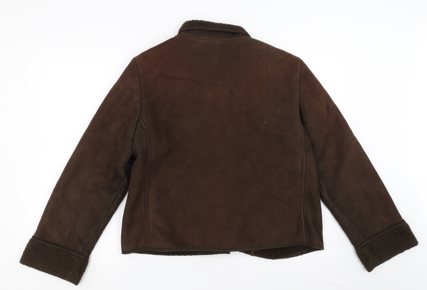 NEXT Womens Brown   Jacket  Size 14  - fleece lined