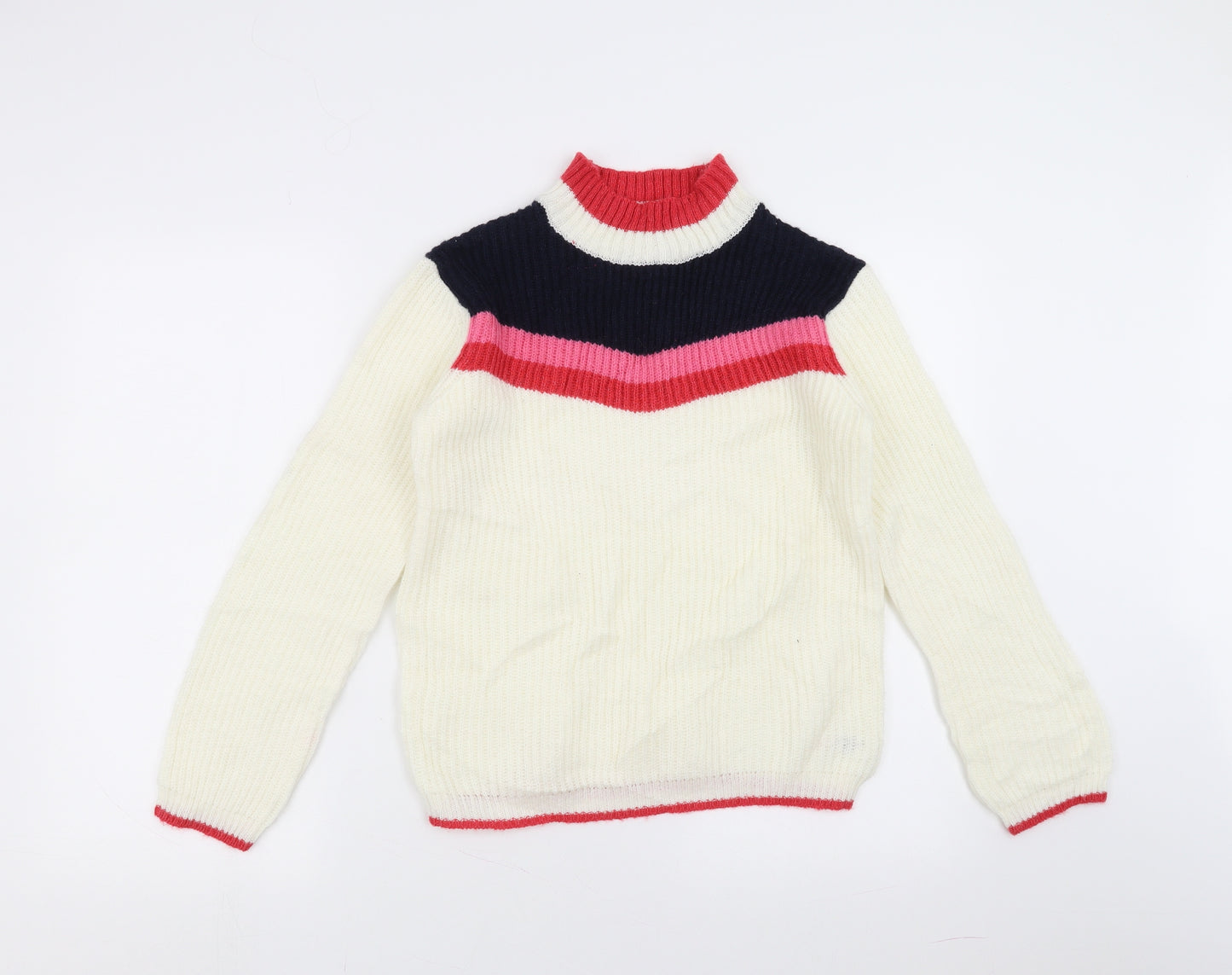 Dunnes Stores Womens Ivory   Pullover Jumper Size S  - 31in chest