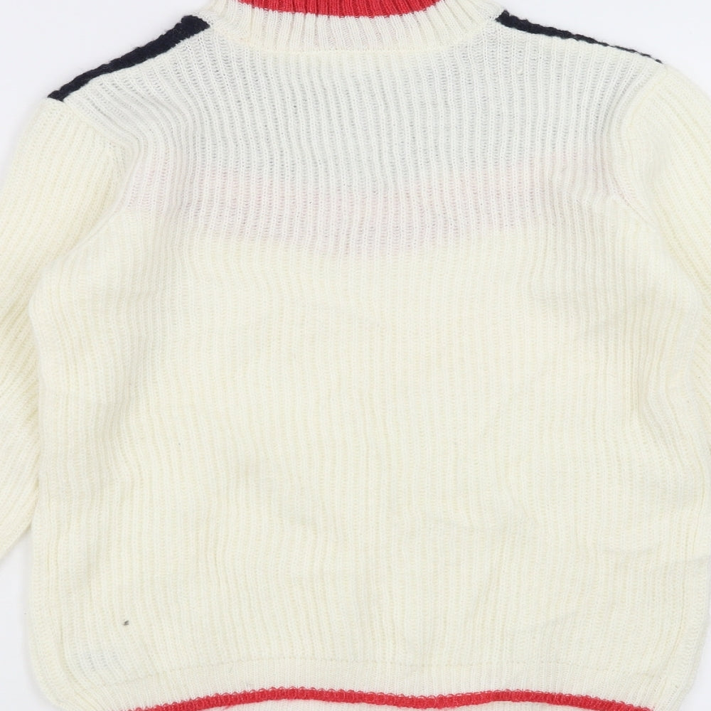 Dunnes Stores Womens Ivory   Pullover Jumper Size S  - 31in chest