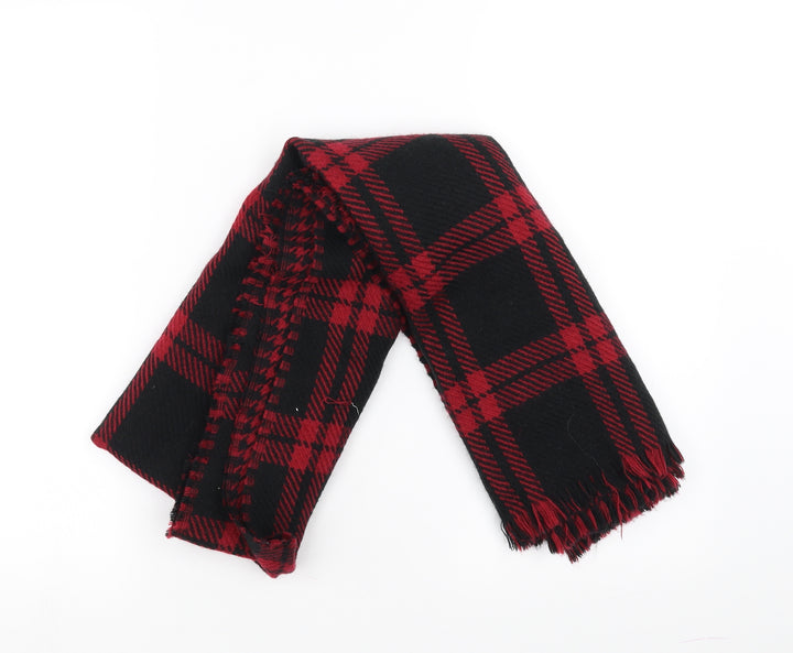 Preworn Womens Black Check   Scarf