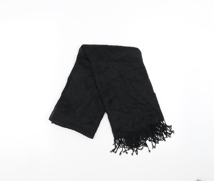 Principles Womens Black Geometric Scarf
