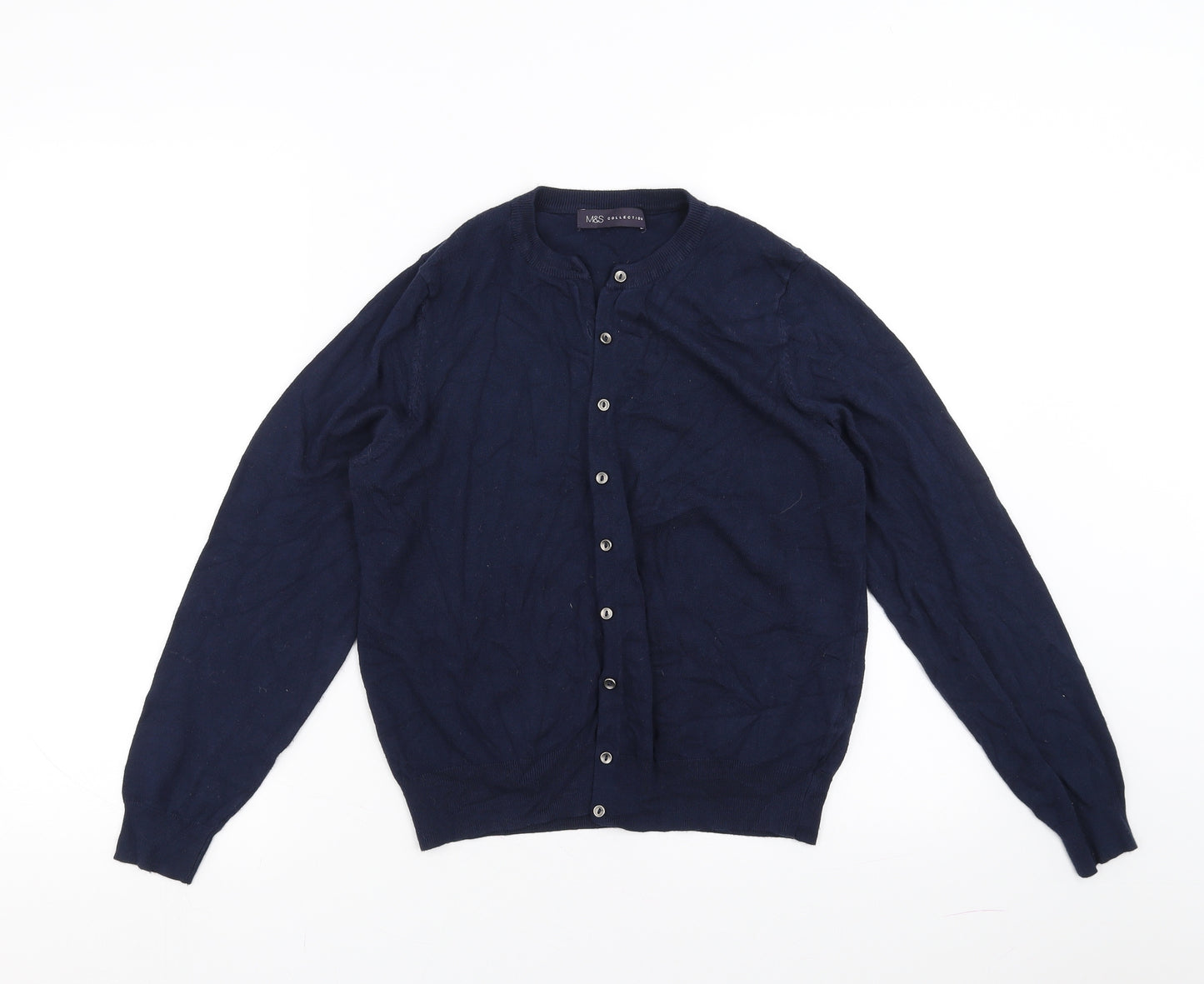 Marks and Spencer Womens Blue   Cardigan Jumper Size 16