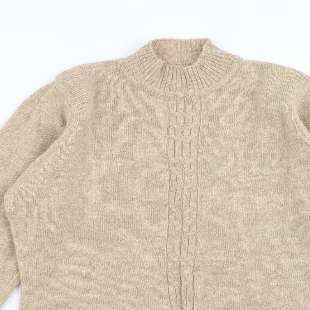 EWM Womens Beige   Pullover Jumper Size S