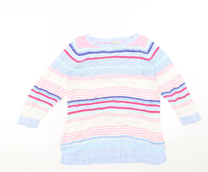 Talbots Womens Multicoloured Striped  Pullover Jumper Size S