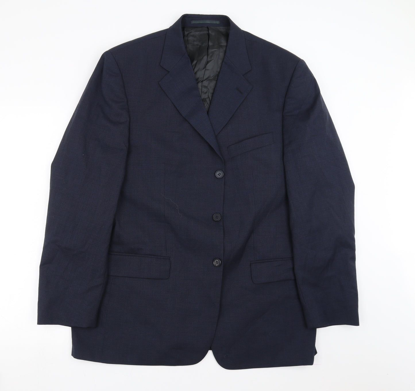 James Barry Mens Blue   Jacket Suit Jacket Size 44