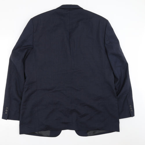 James Barry Mens Blue   Jacket Suit Jacket Size 44