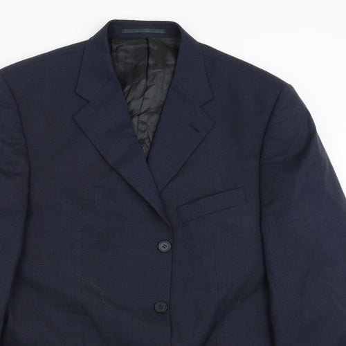James Barry Mens Blue   Jacket Suit Jacket Size 44