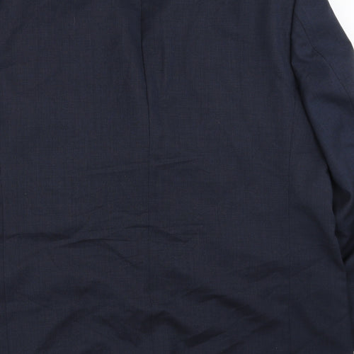 James Barry Mens Blue   Jacket Suit Jacket Size 44