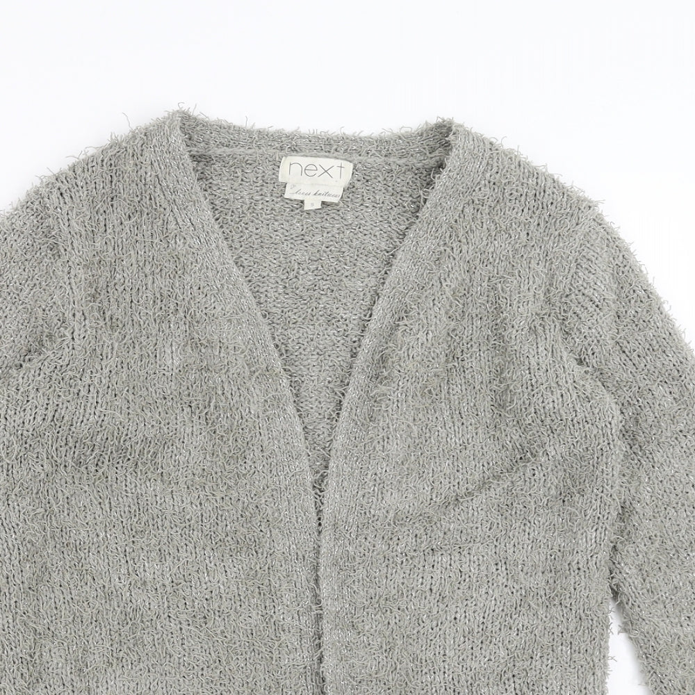 NEXT Womens Grey   Cardigan Jumper Size S  - green/grey