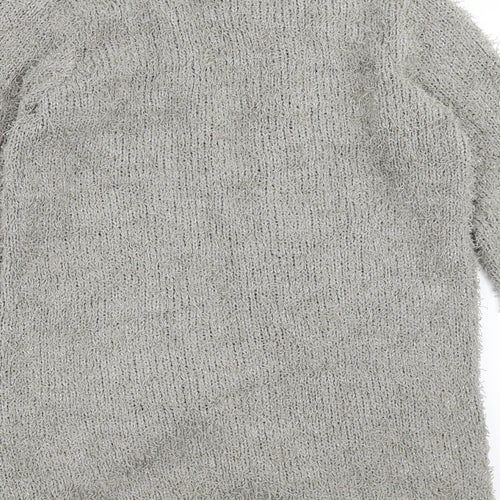 NEXT Womens Grey   Cardigan Jumper Size S  - green/grey