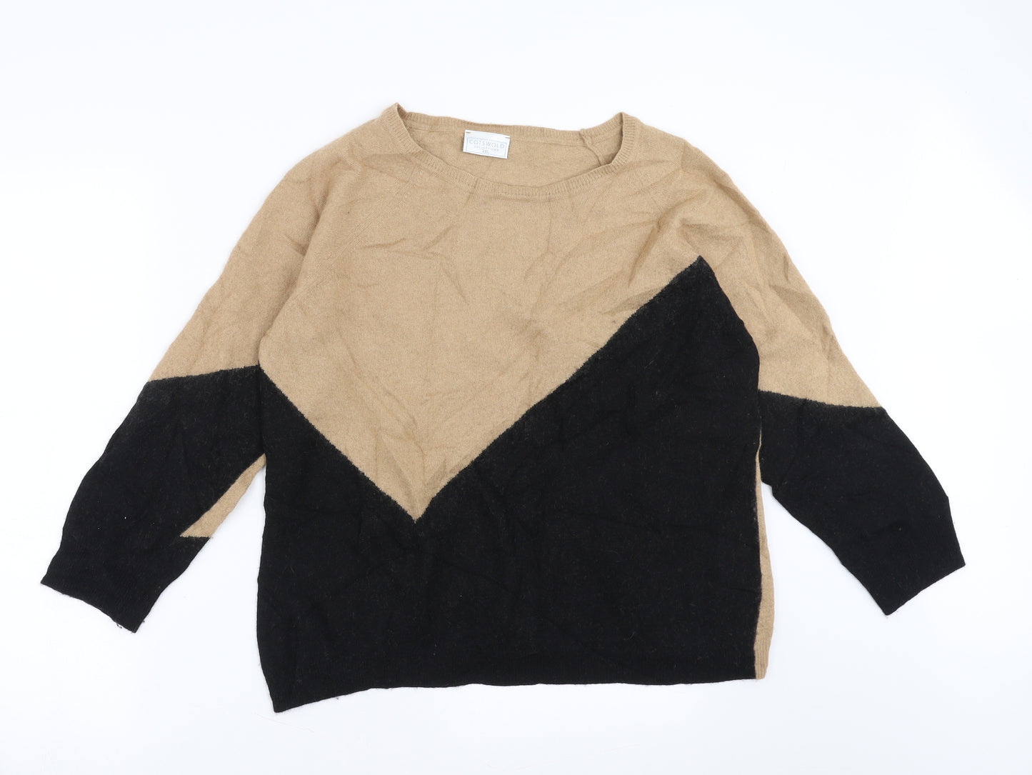 Cotswold Womens Beige   Pullover Jumper Size 2XL