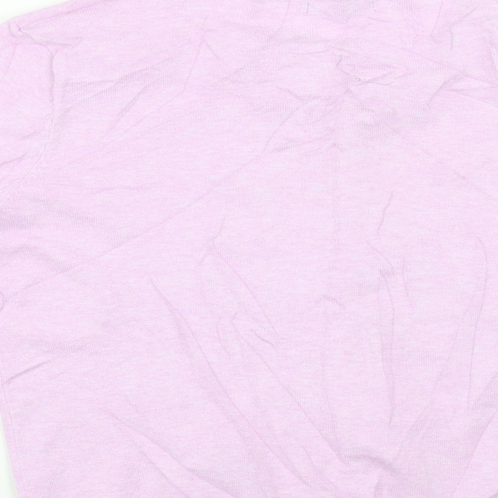 M&Co Womens Purple   Cardigan Jumper Size 12