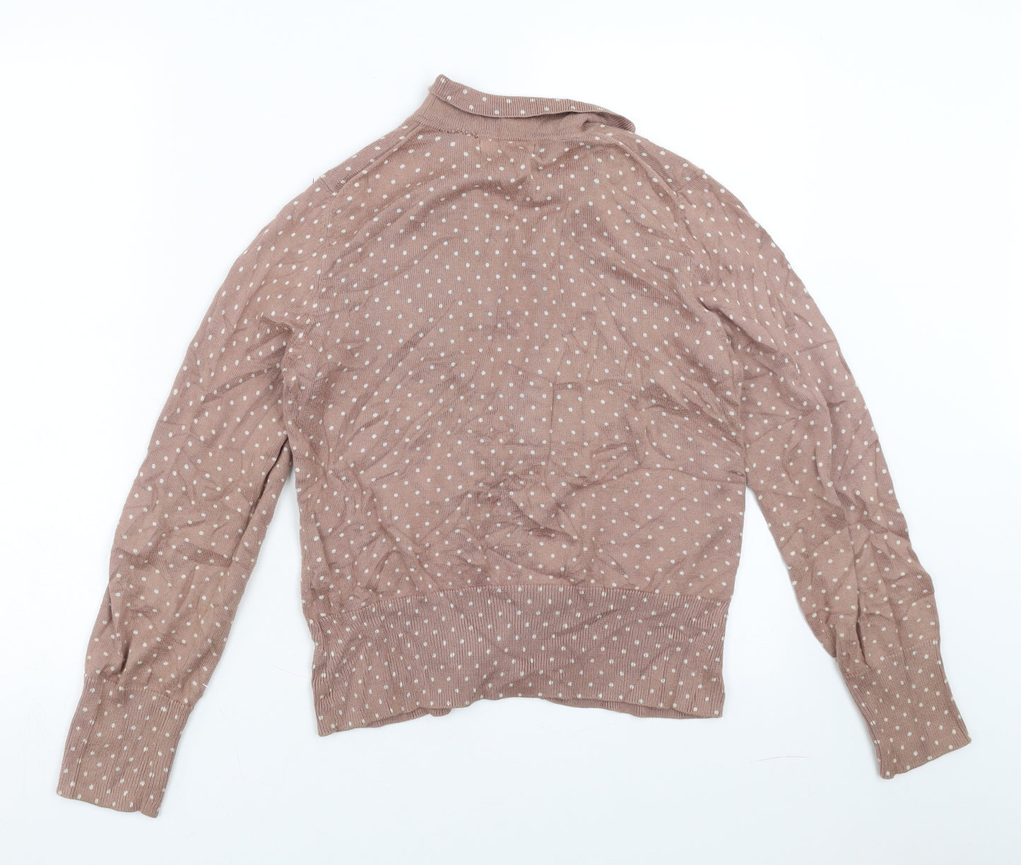Boden Womens Brown Polka Dot  Cardigan Jumper Size 10